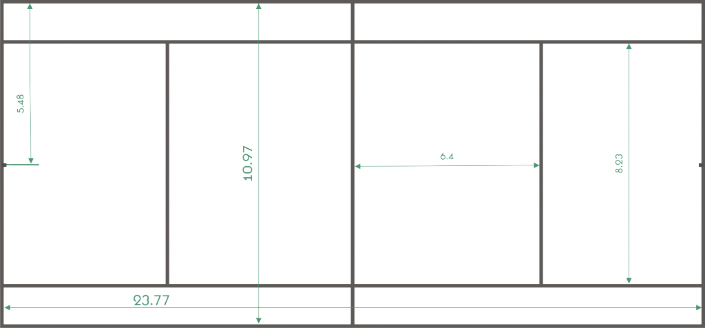 Разметка для тенниса Разметка для тенниса